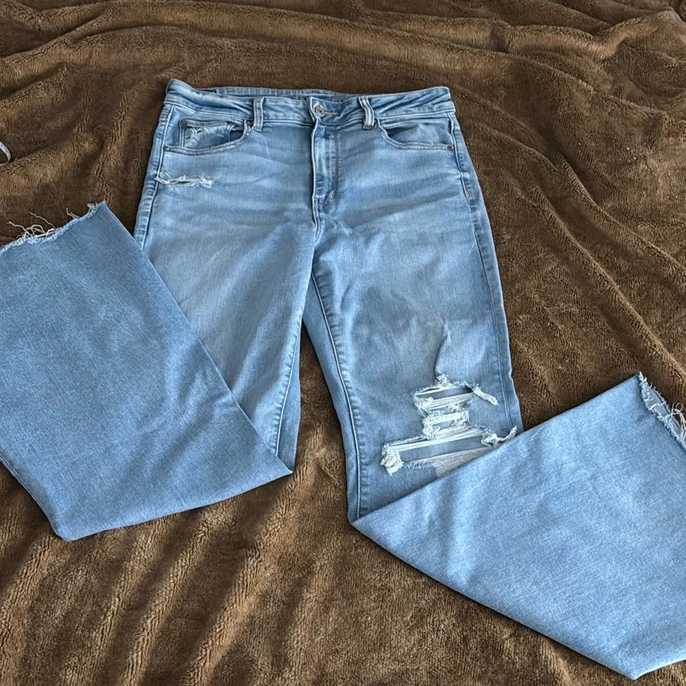 💋❤️ AMERICAN EAGLE FLARE NEXT LEVEL STRETCH SIZE 12